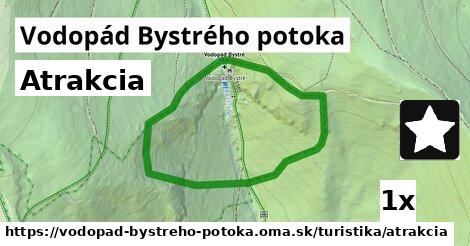 Atrakcia, Vodopád Bystrého potoka