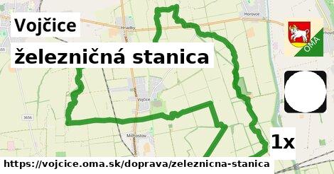 železničná stanica, Vojčice