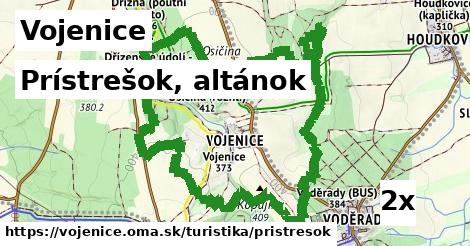 Prístrešok, altánok, Vojenice