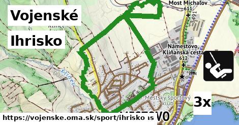 ihrisko v Vojenské