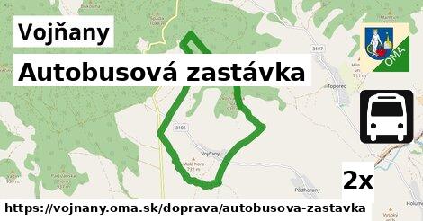 Autobusová zastávka, Vojňany