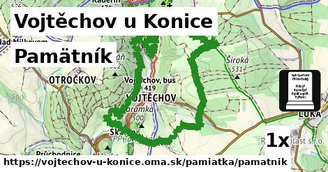 Pamätník, Vojtěchov u Konice