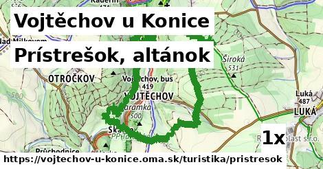 prístrešok, altánok v Vojtěchov u Konice