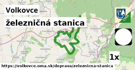 železničná stanica, Volkovce