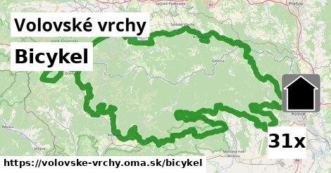 bicykel v Volovské vrchy