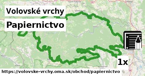 Papiernictvo, Volovské vrchy