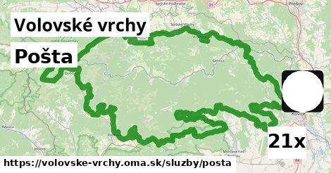 Pošta, Volovské vrchy