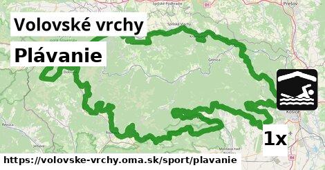 Plávanie, Volovské vrchy