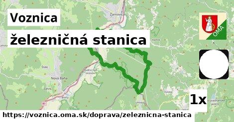 železničná stanica, Voznica