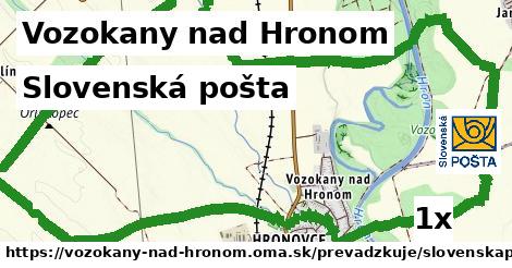 Slovenská pošta, Vozokany nad Hronom
