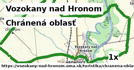 Chránená oblasť, Vozokany nad Hronom