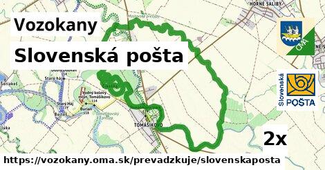 Slovenská pošta, Vozokany