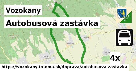 Autobusová zastávka, Vozokany, okres TO