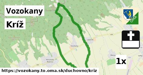 Kríž, Vozokany, okres TO