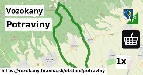 Potraviny, Vozokany, okres TO