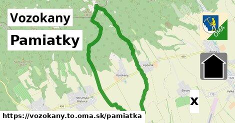 pamiatky v Vozokany, okres TO