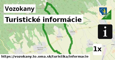 Turistické informácie, Vozokany, okres TO