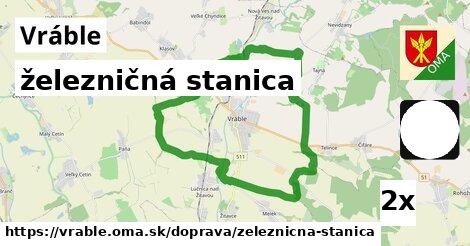 železničná stanica, Vráble