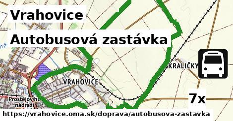 Autobusová zastávka, Vrahovice