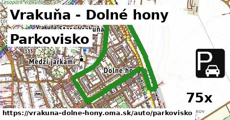 Parkovisko, Vrakuňa - Dolné hony