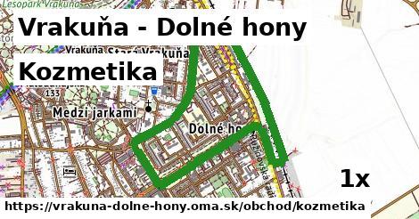 Kozmetika, Vrakuňa - Dolné hony