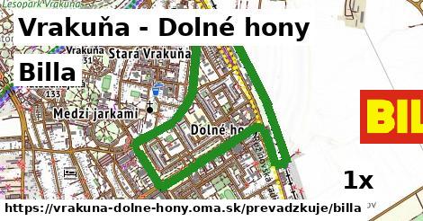 Billa, Vrakuňa - Dolné hony