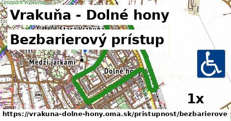 Bezbarierový prístup, Vrakuňa - Dolné hony