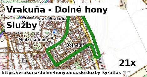 služby v Vrakuňa - Dolné hony