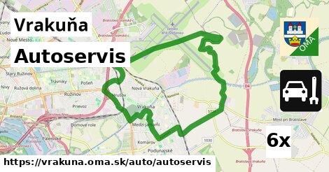 Autoservis, Vrakuňa