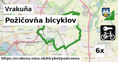 Požičovňa bicyklov, Vrakuňa