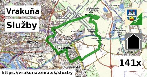 služby v Vrakuňa