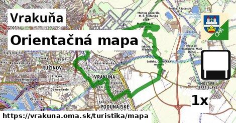 Orientačná mapa, Vrakuňa