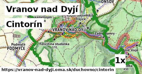 Cintorín, Vranov nad Dyjí