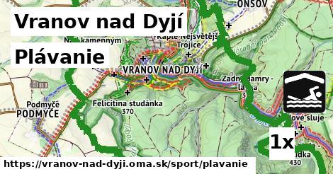 Plávanie, Vranov nad Dyjí