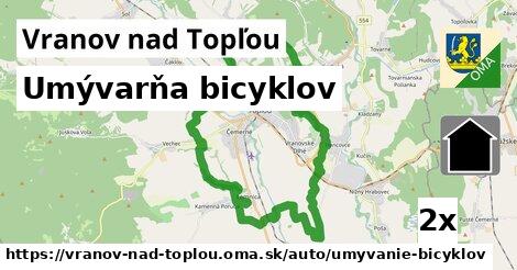 Umývarňa bicyklov, Vranov nad Topľou