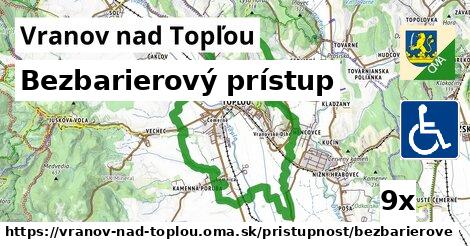 bezbarierový prístup v Vranov nad Topľou