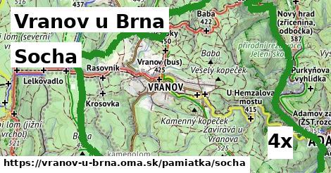 Socha, Vranov u Brna