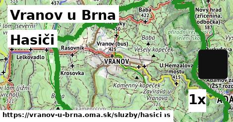 hasiči v Vranov u Brna