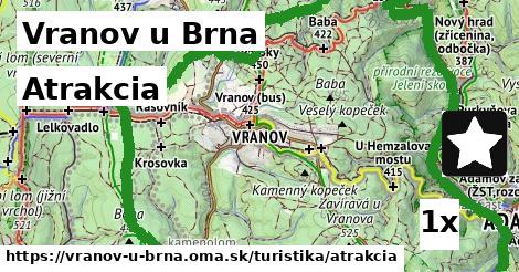 atrakcia v Vranov u Brna