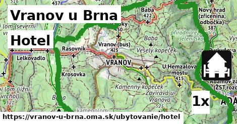 hotel v Vranov u Brna