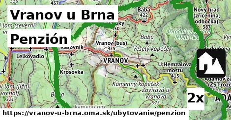 Penzión, Vranov u Brna