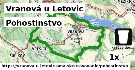 Pohostinstvo, Vranová u Letovic