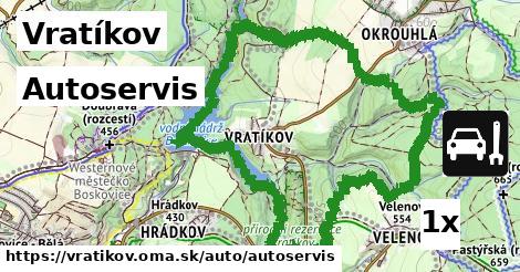 Autoservis, Vratíkov
