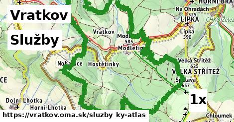 služby v Vratkov