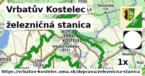 železničná stanica, Vrbatův Kostelec