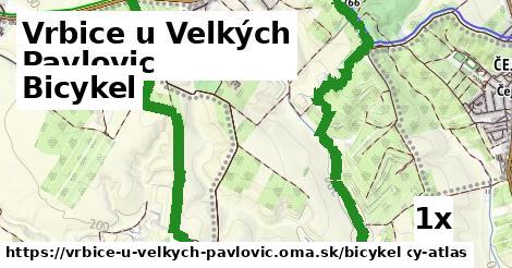 bicykel v Vrbice u Velkých Pavlovic