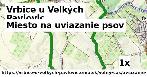 miesto na uviazanie psov v Vrbice u Velkých Pavlovic