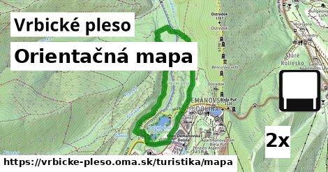 Orientačná mapa, Vrbické pleso