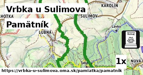 Pamätník, Vrbka u Sulimova