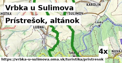 prístrešok, altánok v Vrbka u Sulimova